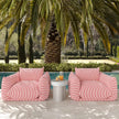 TOV Furniture Clover Faux Terrazzo Indoor / Outdoor Round Side Table