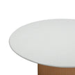 TOV Furniture Rose Faux Terrazzo and Terracotta Indoor / Outdoor Round Concrete Dining Table