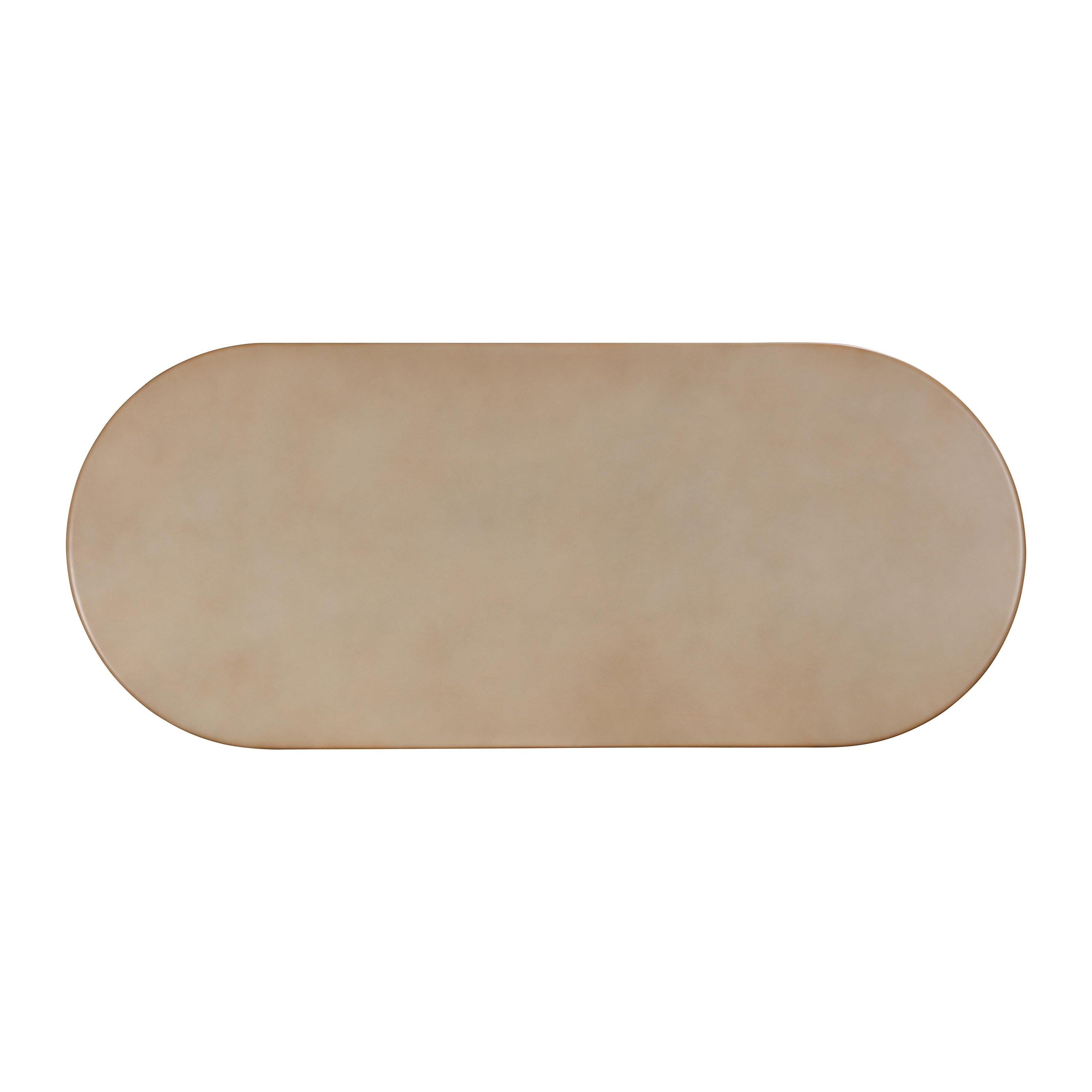 TOV Furniture Fassa Terracotta Oval Indoor / Outdoor Dining Table