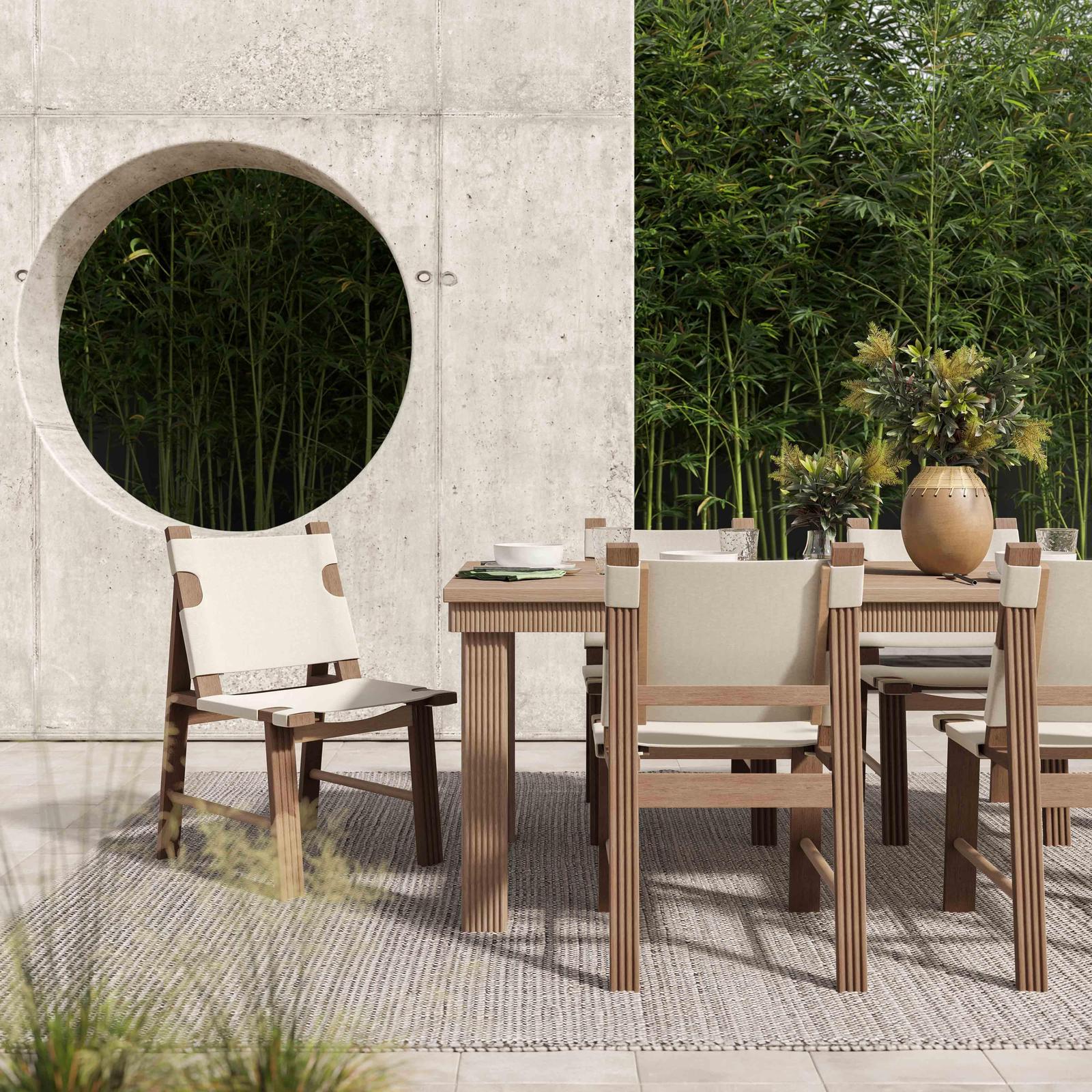 TOV Furniture Cassie Cream Outdoor Dining Chair - Set of 2