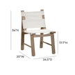 TOV Furniture Cassie Cream Outdoor Dining Chair - Set of 2