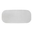 TOV Furniture Margot Light Grey Faux Plaster Indoor / Outdoor Concrete Dining Table
