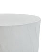 TOV Furniture Margot Light Grey Faux Plaster Indoor / Outdoor Concrete Stool