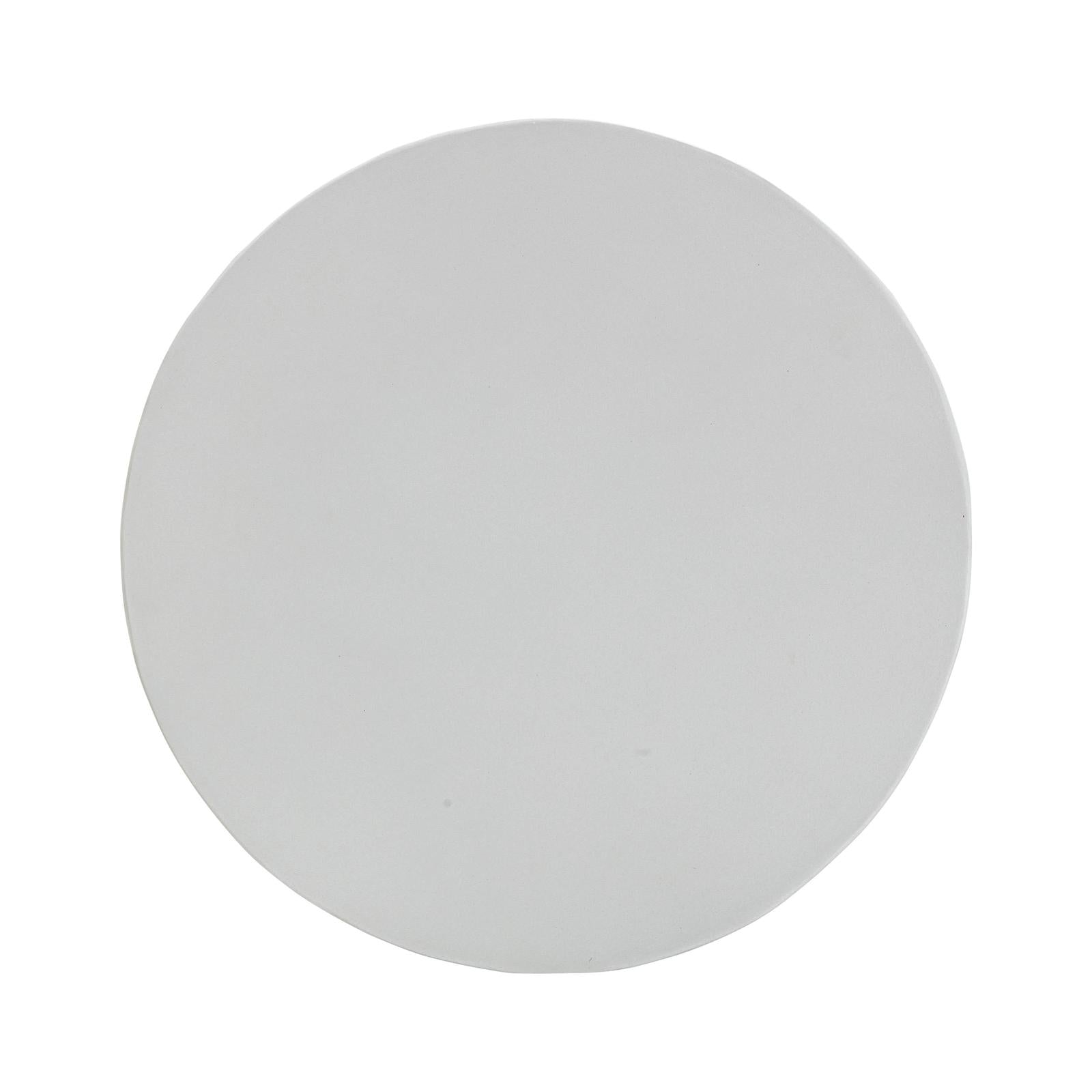 TOV Furniture Margot Light Grey Faux Plaster Indoor / Outdoor Concrete Stool