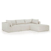 TOV Furniture Hangover 4-Piece Cream Performance Fabric Outdoor Modular Sectional