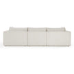 TOV Furniture Hangover 4-Piece Cream Performance Fabric Outdoor Modular Sectional