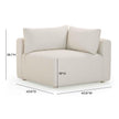 TOV Furniture Hangover Cream Modular Outdoor Chair