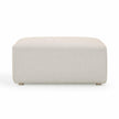 TOV Furniture Hangover Cream Performance Fabric Outdoor Ottoman