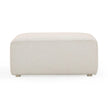 TOV Furniture Hangover Cream Performance Fabric Outdoor Ottoman
