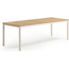 TOV Furniture Sardinia Light Teak Outdoor Rectangular Dining Table