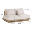 TOV Furniture Mora Cream Outdoor Sofa