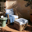 TOV Furniture Axel Boucle Outdoor Ottoman