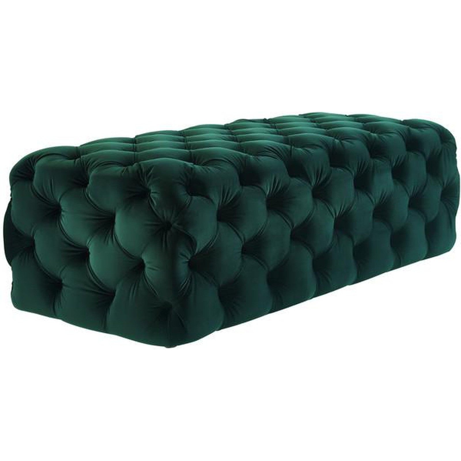 TOV Furniture Kaylee Jumbo Velvet Ottoman