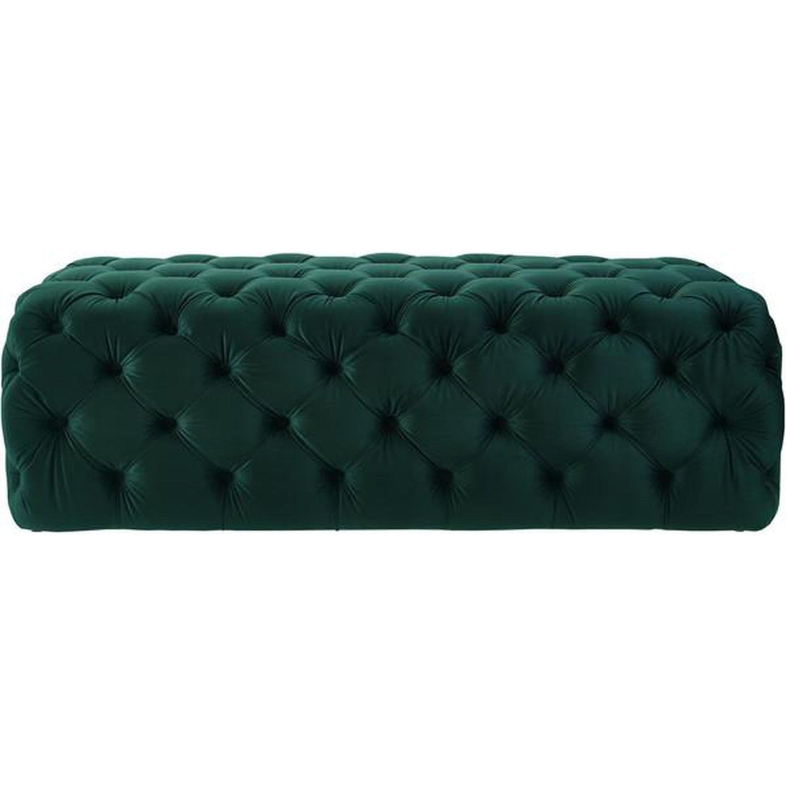 TOV Furniture Kaylee Jumbo Velvet Ottoman