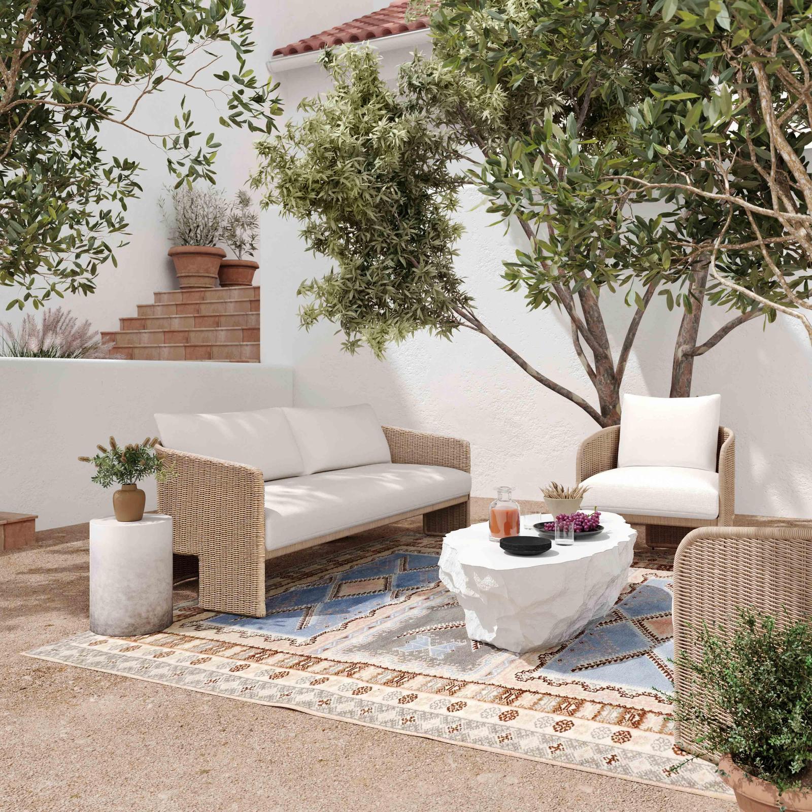 TOV Furniture Alexa Cream Outdoor Armchair