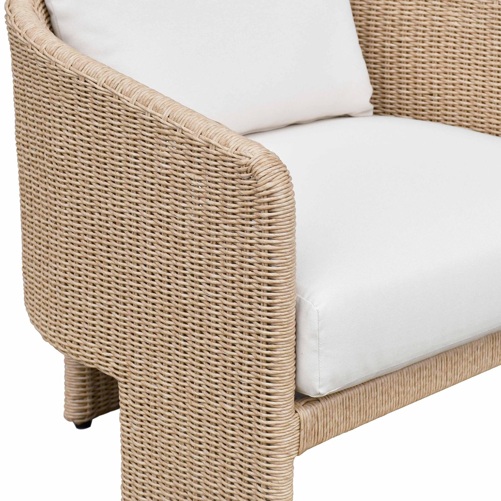 TOV Furniture Alexa Cream Outdoor Armchair