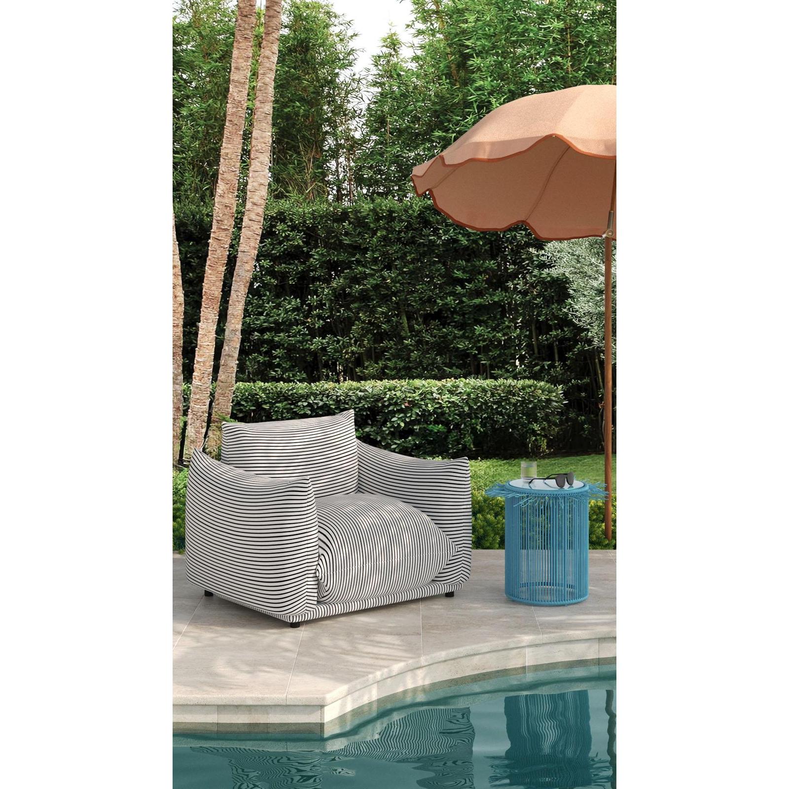 TOV Furniture Saint Tropez Stuffed Outdoor Armchair
