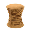 TOV Furniture Bounce Ruched Velvet Adjustable Ottoman