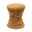 TOV Furniture Bounce Ruched Velvet Adjustable Ottoman