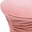 TOV Furniture Bounce Ruched Velvet Adjustable Ottoman