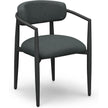 TOV Furniture Annika Textured Contract-Grade Fabric Outdoor Dining Arm Chair