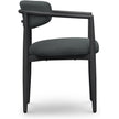 TOV Furniture Annika Textured Contract-Grade Fabric Outdoor Dining Arm Chair