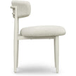 TOV Furniture Annika Textured Contract-Grade Fabric Outdoor Dining Side Chair