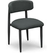 TOV Furniture Annika Textured Contract-Grade Fabric Outdoor Dining Side Chair