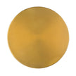 TOV Furniture Blaze Glass and Brass Side Table