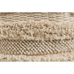 TOV Furniture Yorba Beige Cotton Pouf