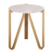 TOV Furniture Aya Marble Side Table by Inspire Me! Home Decor