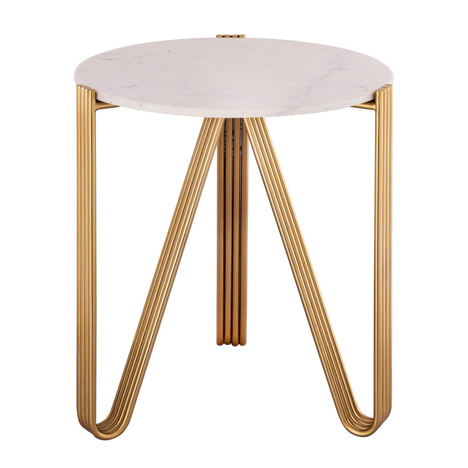TOV Furniture Aya Marble Side Table by Inspire Me! Home Decor