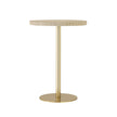 TOV Furniture Fiona Gold Stone Side Table