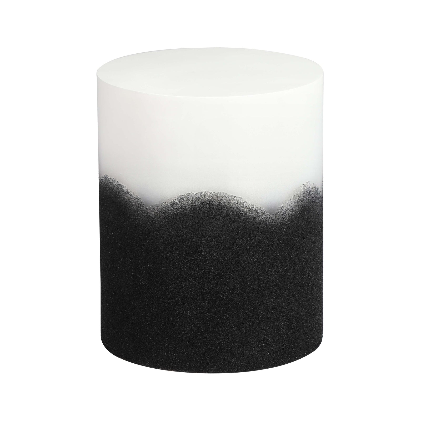 TOV Furniture Matra Black and White Side Table