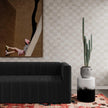 TOV Furniture Matra Black and White Side Table