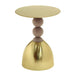 TOV Furniture Daleyza Gold Side Table