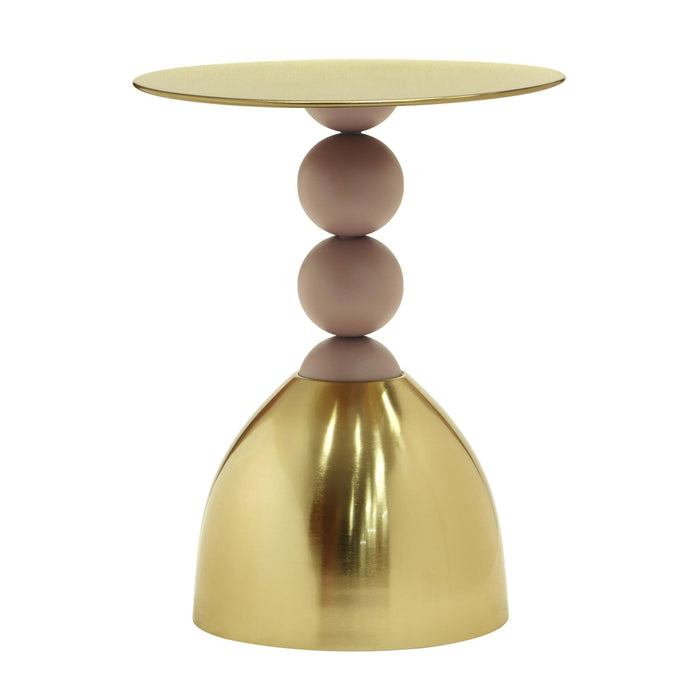 TOV Furniture Daleyza Gold Side Table