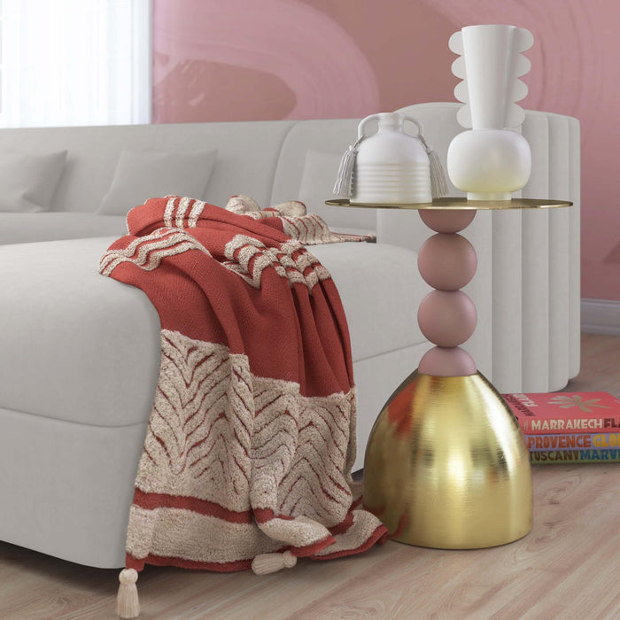 TOV Furniture Daleyza Gold Side Table