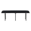 TOV Furniture Bryn Black Linen Bench
