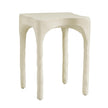 TOV Furniture Skully Cream Textured Side Table