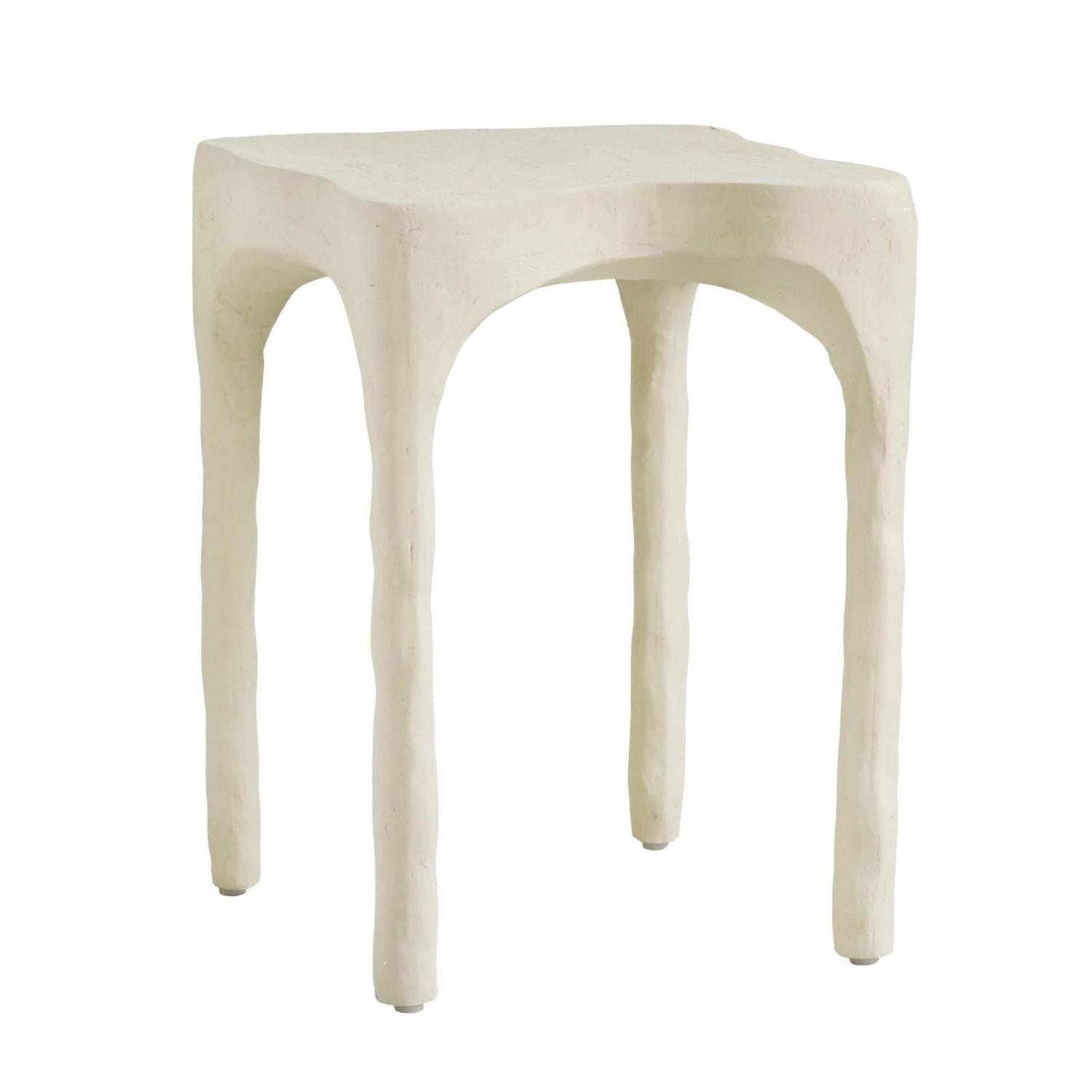 TOV Furniture Skully Cream Textured Side Table