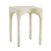 TOV Furniture Skully Cream Textured Side Table