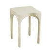 TOV Furniture Skully Cream Textured Side Table