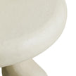 TOV Furniture Maddie Cream Textured Side Table