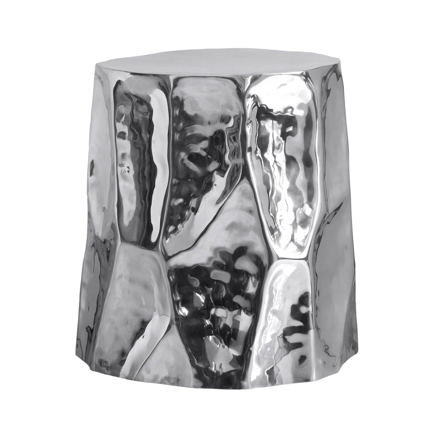 TOV Furniture Forma Chrome Side Table