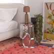 TOV Furniture Forma Chrome Side Table