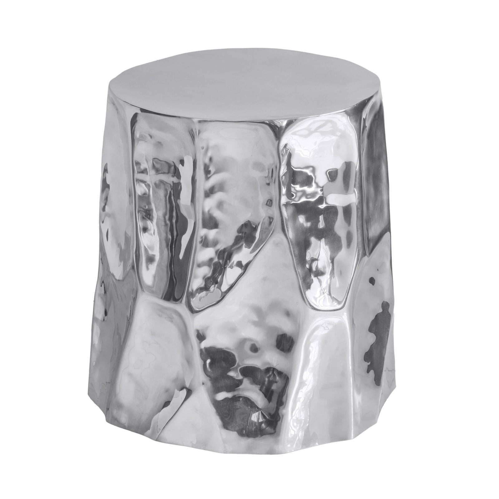 TOV Furniture Forma Chrome Side Table