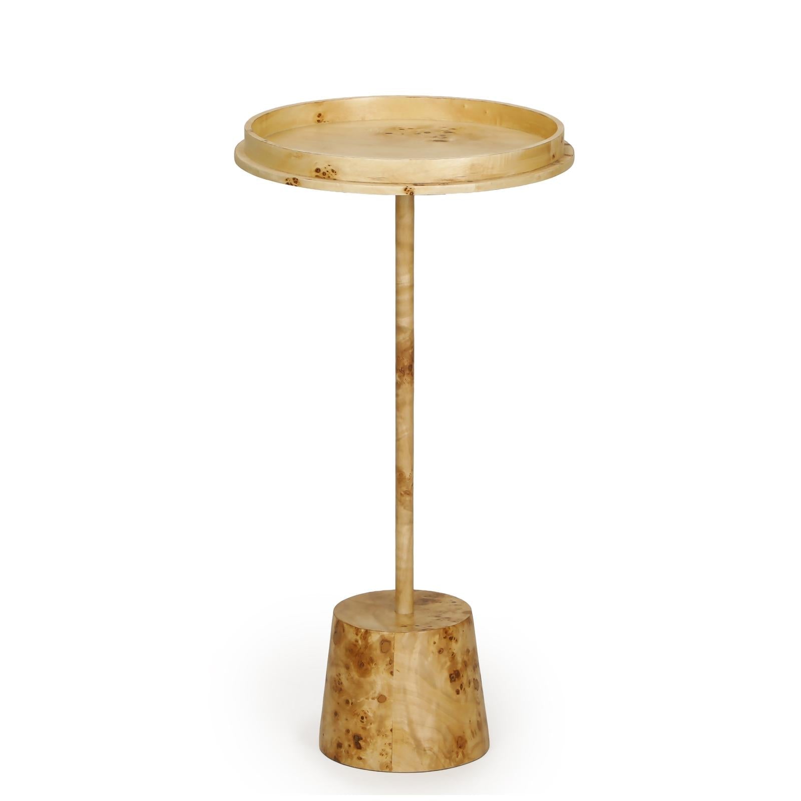 TOV Furniture Destin Natural Burl Contract-Grade Side Table