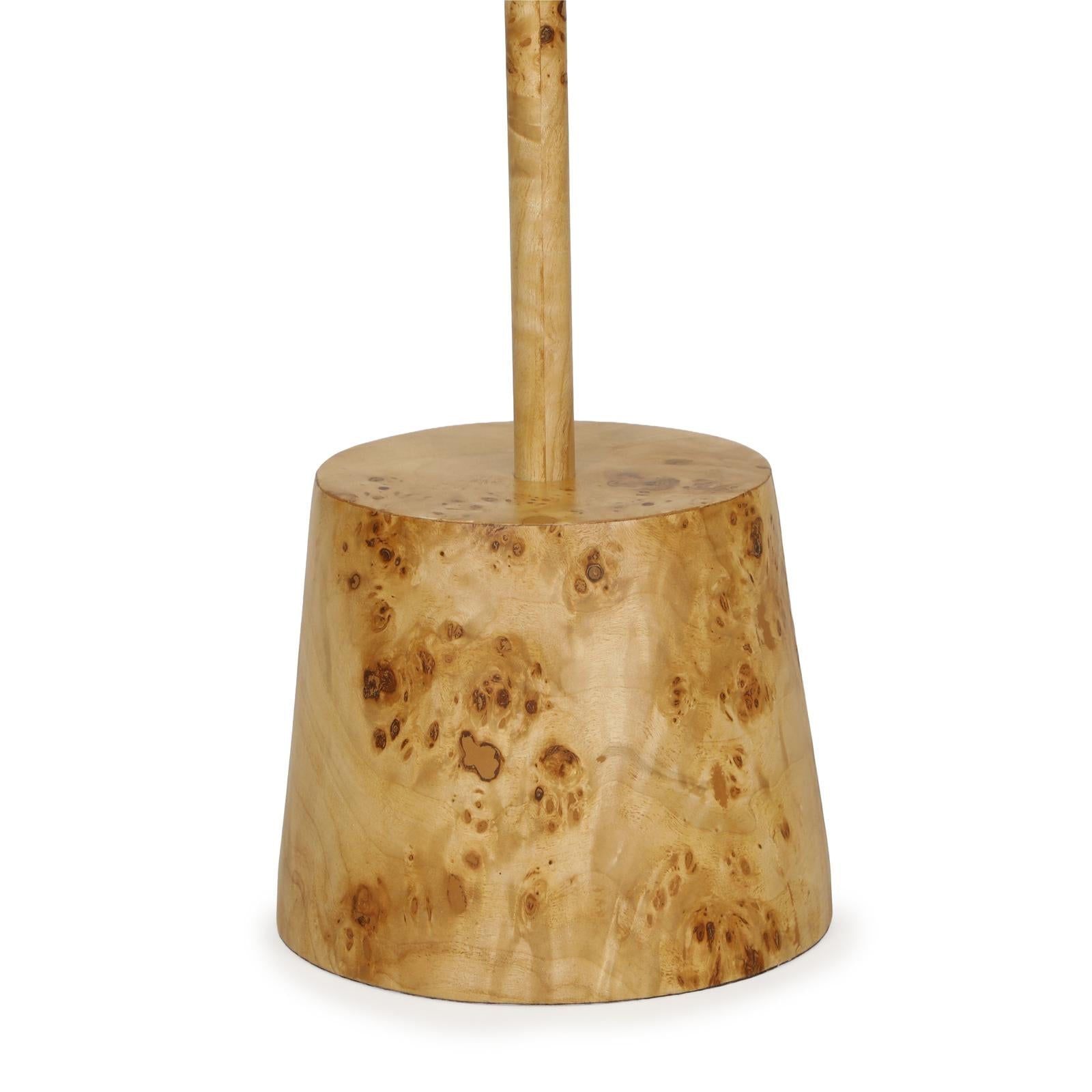 TOV Furniture Destin Natural Burl Contract-Grade Side Table