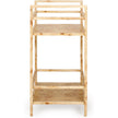 TOV Furniture Destin Natural Burl Contract-Grade Bar Cart